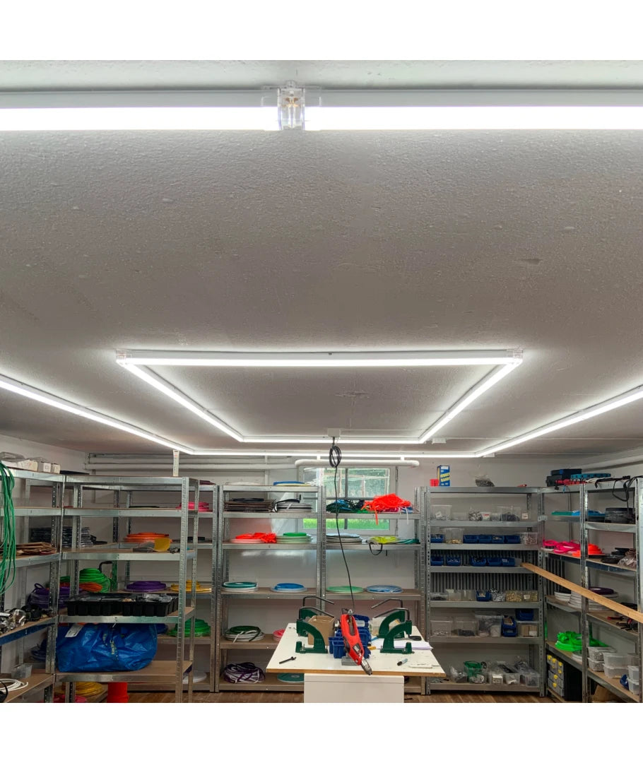 288W RA95 Lysgitter LED 2 rammer komplet sæt Hexagon