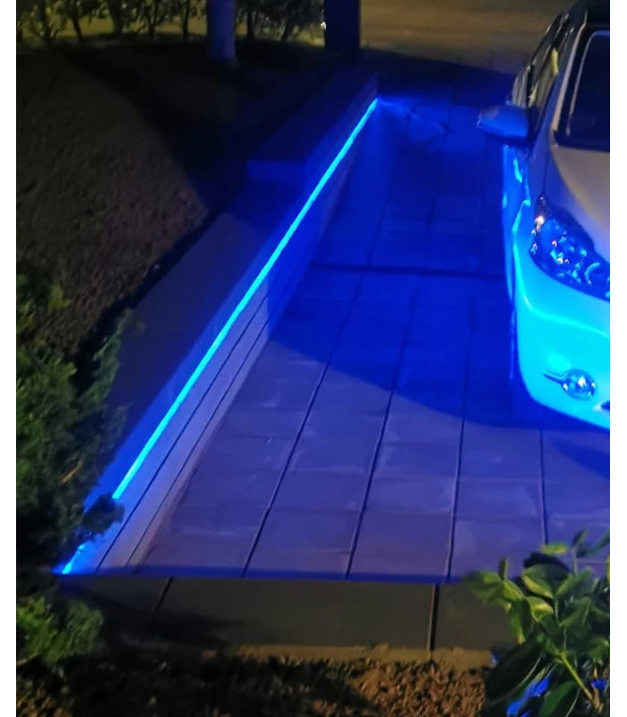 5 meter RGB vandtæt LED strip - 230V, 60 LED, 5W pr. meter!