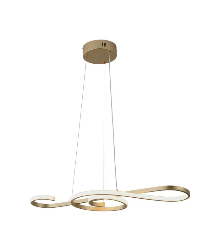 LED Hængende Dekorativ Lampe - L700x250, 3000K, Sort, Hus.