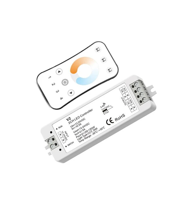 LEDlife rWave CCT controller med fjernbetjening.