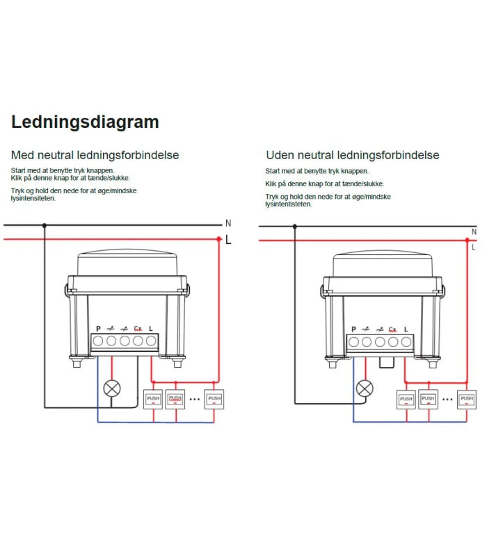 ZigBee dreje lysdæmper til LK FUGA - 250W