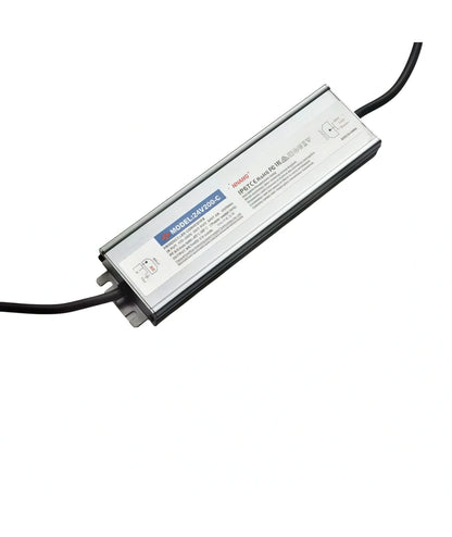 200W / 24V DC strømforsyning 8.3A, IP67 vandtæt, Flicker free