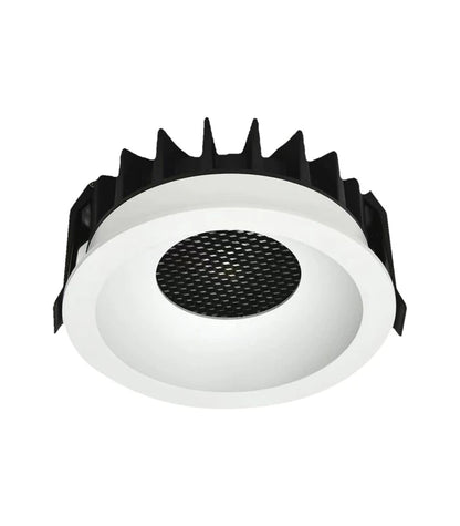 24W Blændfri RA90 CCT Downlight Ø135mm - 3 lyskulører, hvid front, Hul: Ø115mm, Honeycomb