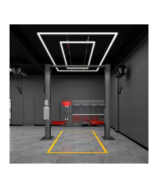 288W RA95 Lysgitter LED 2 rammer komplet sæt Hexagon