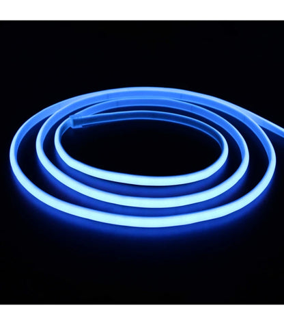 5 m. vandtæt Rød Neon COB strip - 230V, IP67, 288 LED, 11,5W/m, kan klippes for hver 10cm