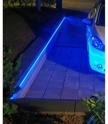 5 meter RGB vandtæt LED strip - 230V, 60 LED, 5W pr. meter!