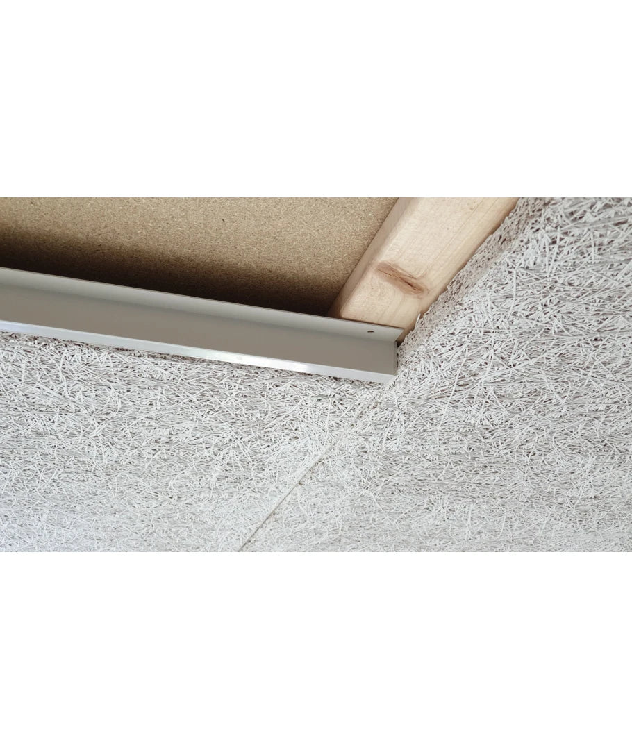 60 cm LED Troldtekt Skinne 19W, Akustilight, Planforsænket, 24V