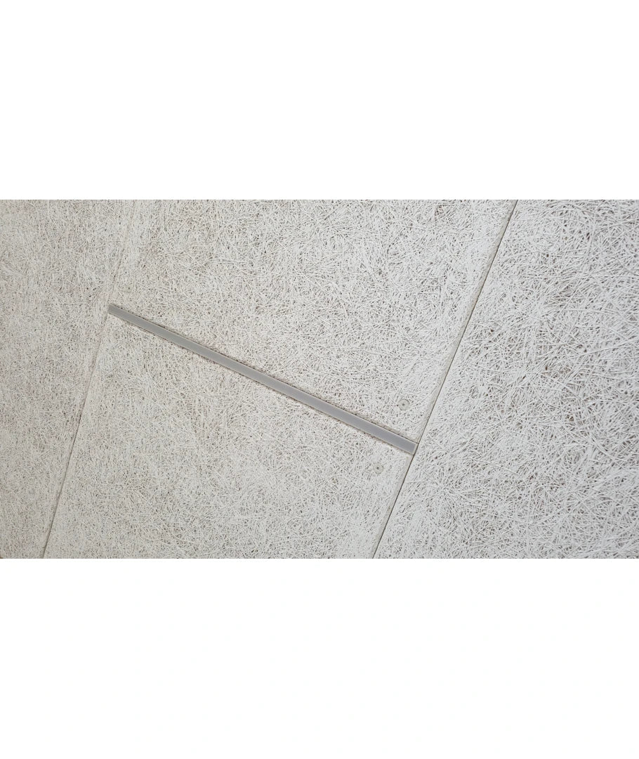60 cm LED Troldtekt Skinne 19W, Akustilight, Planforsænket, 24V