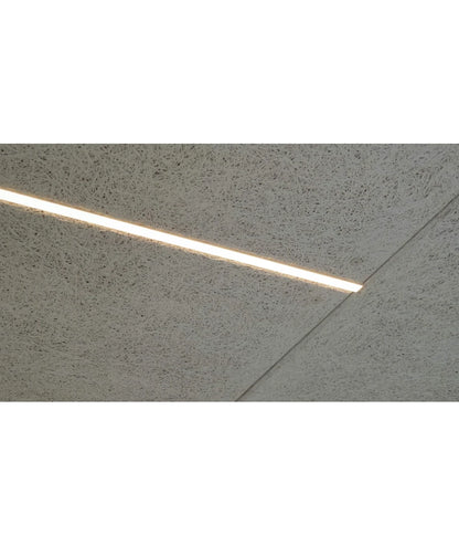 60 cm LED Troldtekt Skinne 19W, Akustilight, Planforsænket, 24V