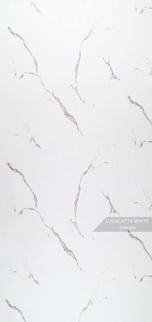 Stone PVC marmor panel Calacatta White