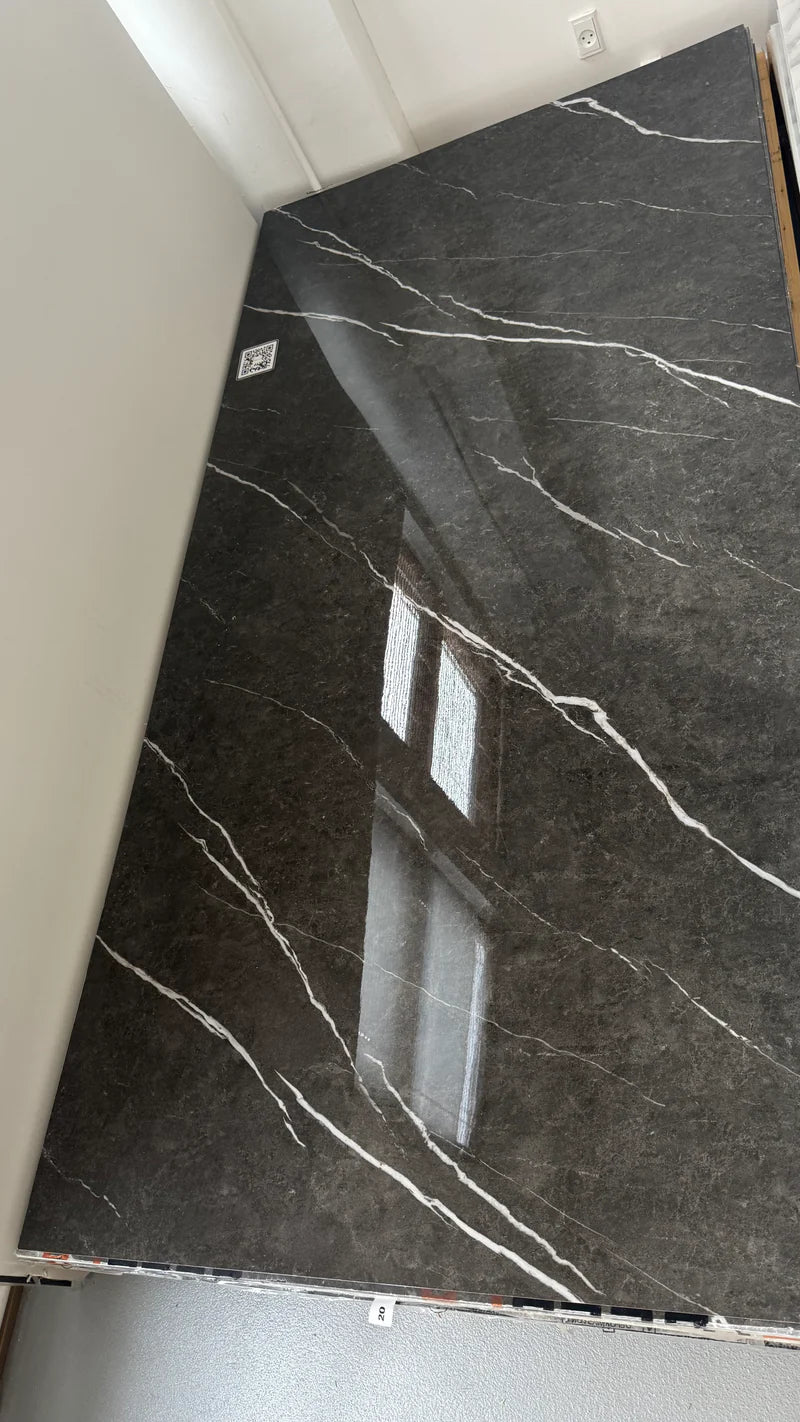 Stone PVC marmor panel Nero & Black