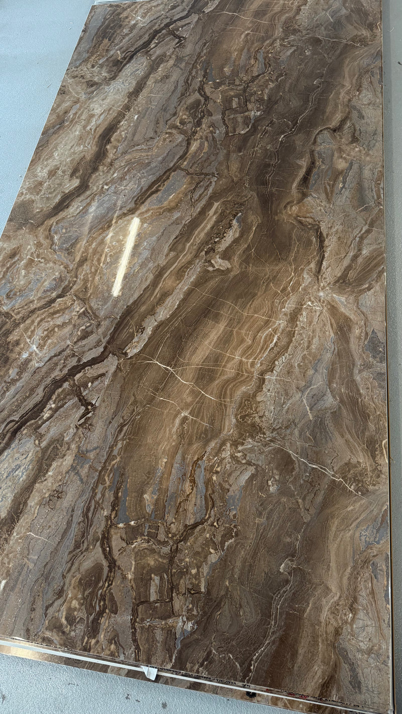 Stone PVC marmor panel Arebescato Brown