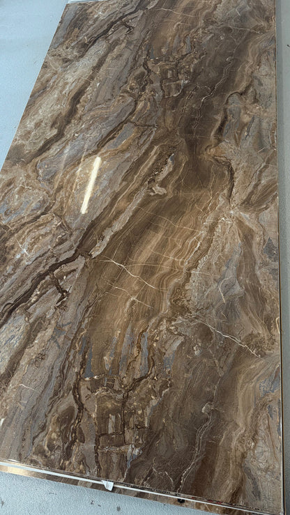Stone PVC marmor panel Arebescato Brown