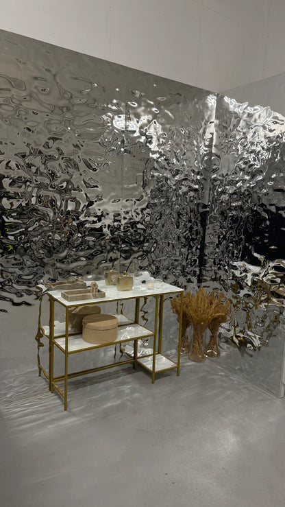 Ocean Panel Silver 100x260 cm