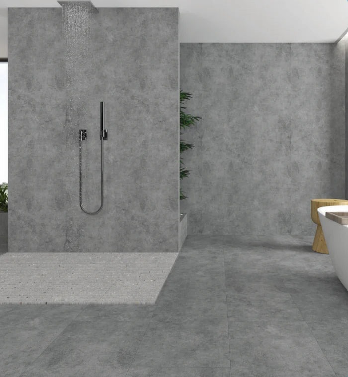 Matte SPC panel Concrete & Grey