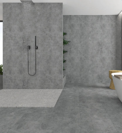 Matte SPC panel Concrete & Grey