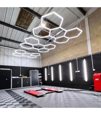 Hexagon LED 5 felter komplet sæt