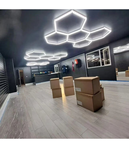 Hexagon LED 5 felter komplet sæt