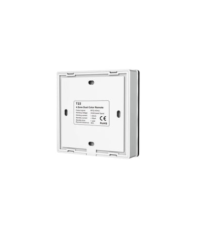 LEDlife rWave vægmonteret CCT dæmper - 4 zoner, batteri