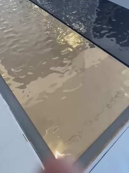 Ocean Panel Gold 100x260cm
