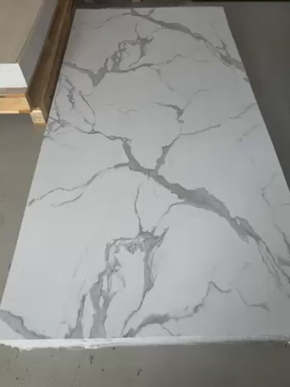 Matte SPC panel Carrara Marble