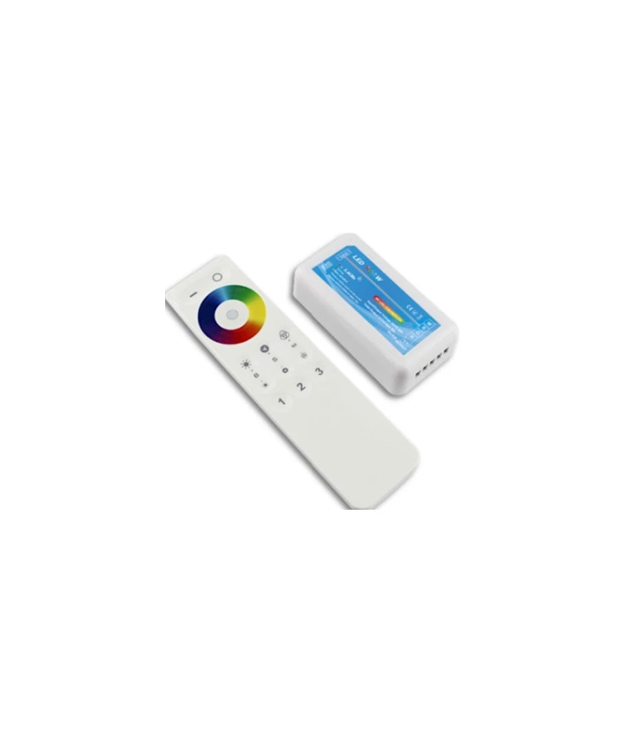 RGB+W controller med fjernbetjening