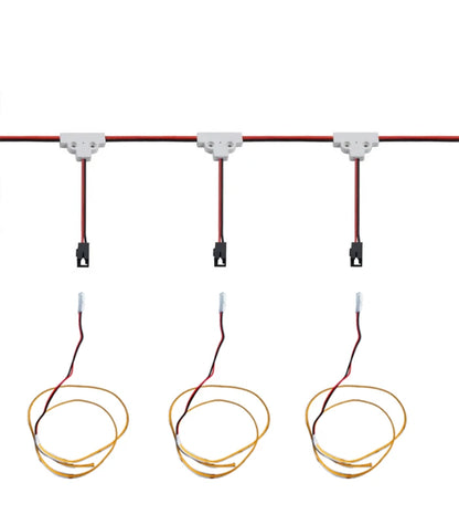 Trappe LED COB stripsæt - Op til 16 trin, 11W per trin, 24V, IP20, tænd/sluk