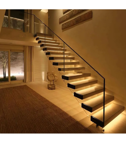 Trappe LED COB stripsæt - Op til 16 trin, 11W per trin, 24V, IP20, tænd/sluk