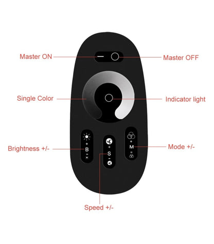 Trappe LED COB stripsæt - Op til 16 trin, 11W per trin, 24V, IP20, tænd/sluk